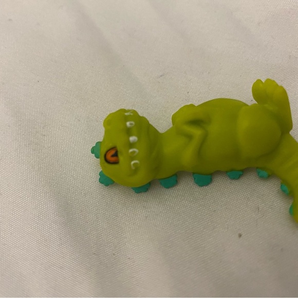 Nickelodeon Rugrats Mini REPTAR Figure 1.5" Godzilla Mattel Viacom - Picture 5 of 9